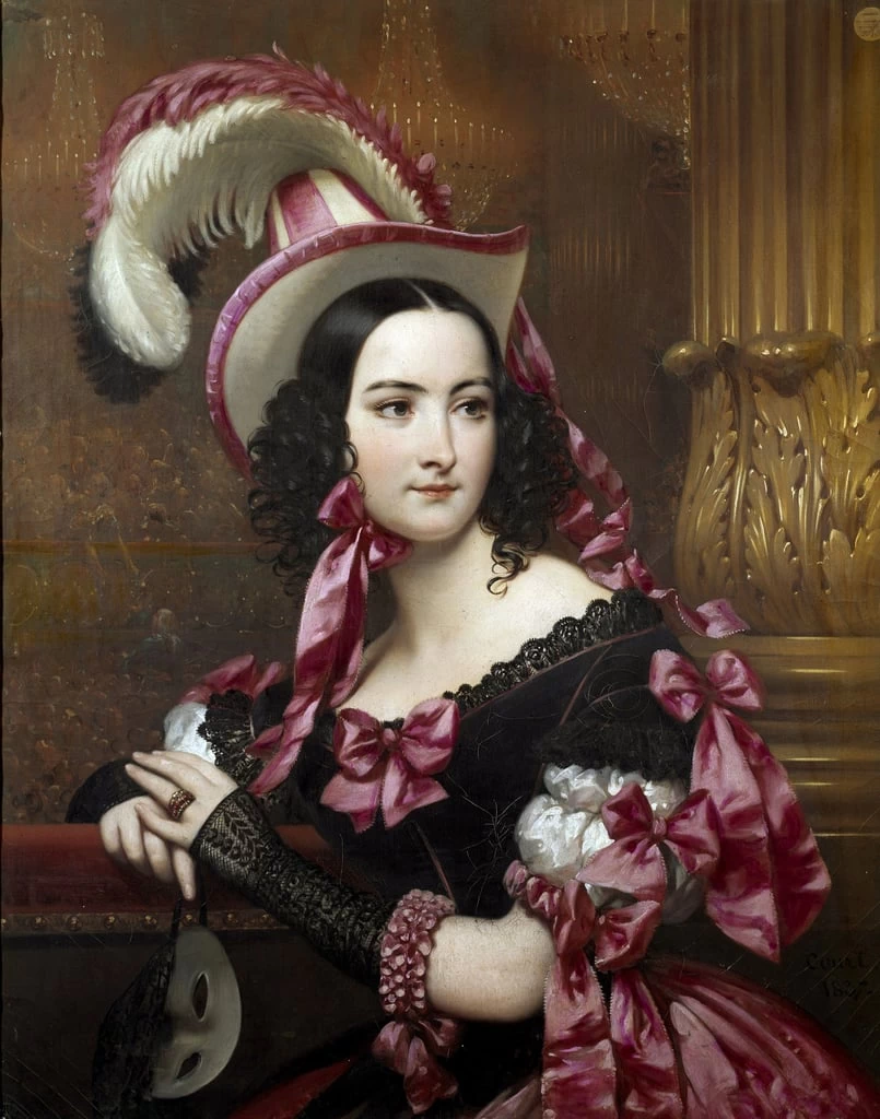 La veneziana al ballo in maschera - Rouen, Musee des Beaux Arts
